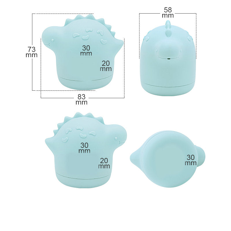 Set completo de animales de silicona para la tina, juguetes de baño sin BPA