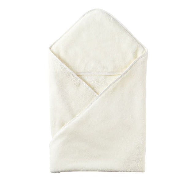 Toalla con capucha para bebé 100% algodón, suave y absorbente tras el baño