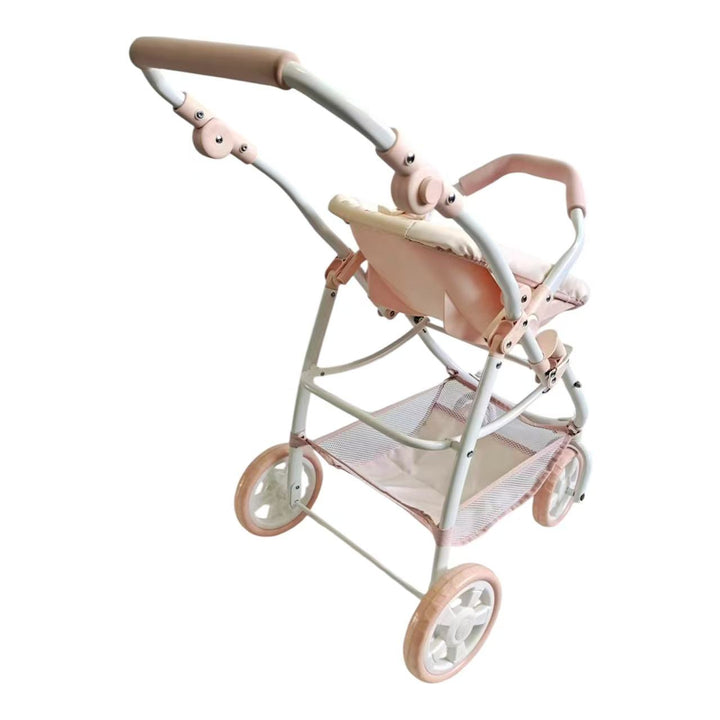 Coche de muñecas travel system con capota, juego simbólico para niños