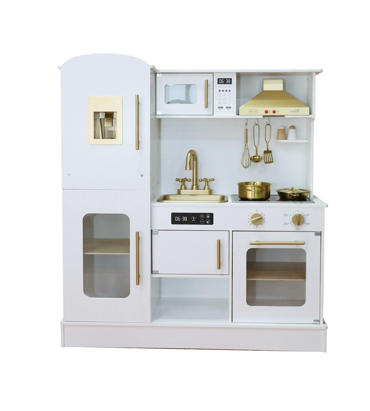 Mueble Cocina de juguete estilo montessori color blanco