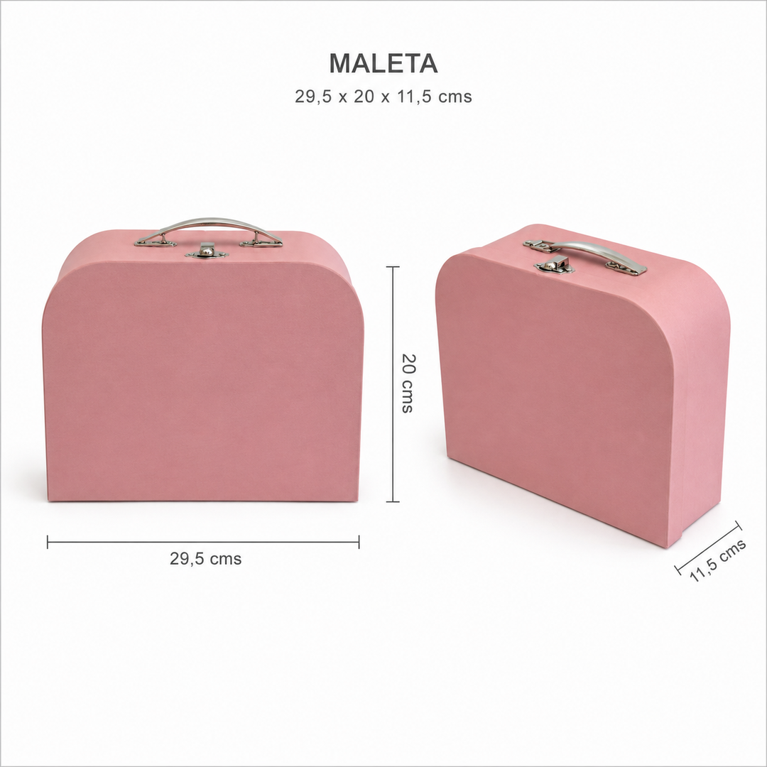 Ratoncitos de tela con set de sala de estar en maleta, juguete de apego