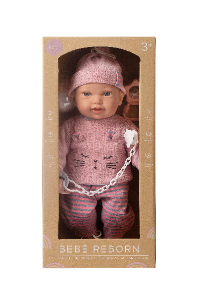Muñeca bebé Reborn Olivia con conjunto de bebé, juguete realista de colección