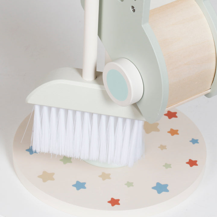 Accesorios del set de limpieza de madera para niños, juego de rol Montessori