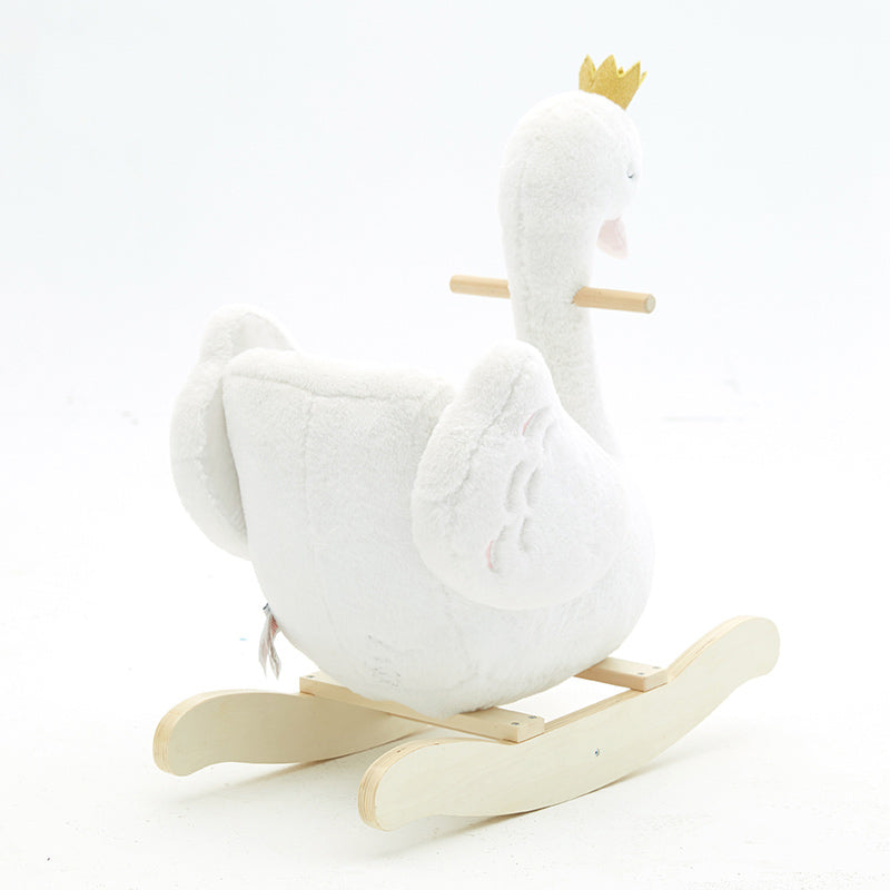 Balancín cisne de madera Roots Toys, juguete de equilibrio y coordinación