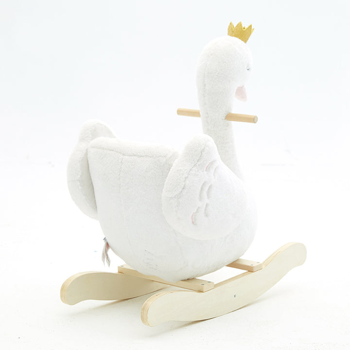 Balancín cisne de madera Roots Toys, juguete de equilibrio y coordinación