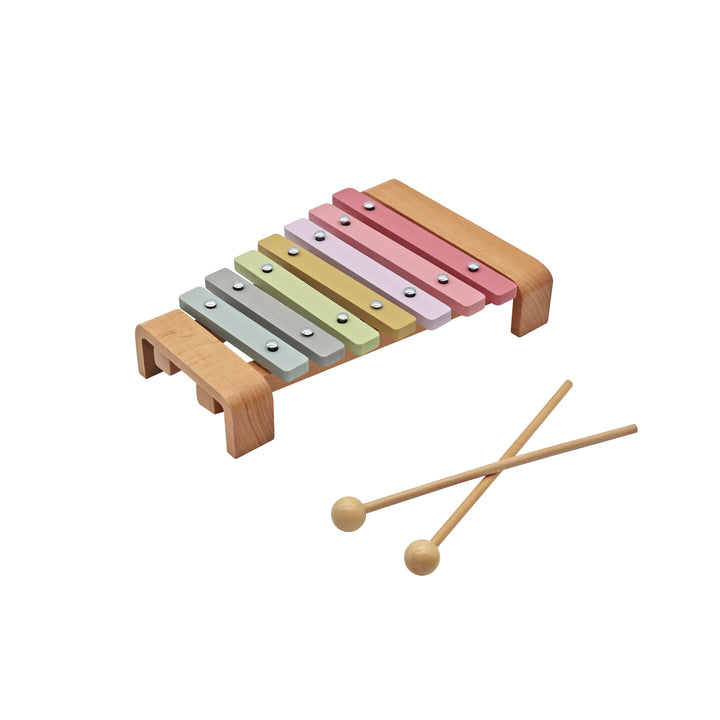 Metalófono de madera 8 notas para estimulación temprana estilo Montessori